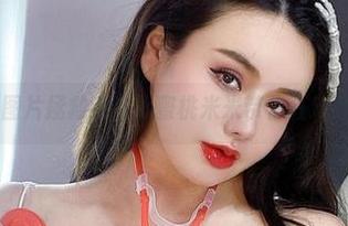 微密圈 – 图片拯救者！水蜜桃米米带你狂欢红色渔网袜