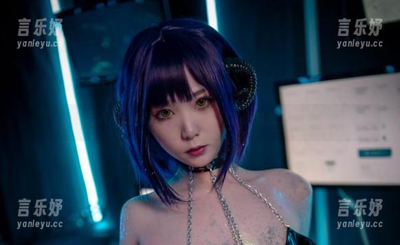 青水百合子魅魔cos太诱人，建议远离心脏病患者！